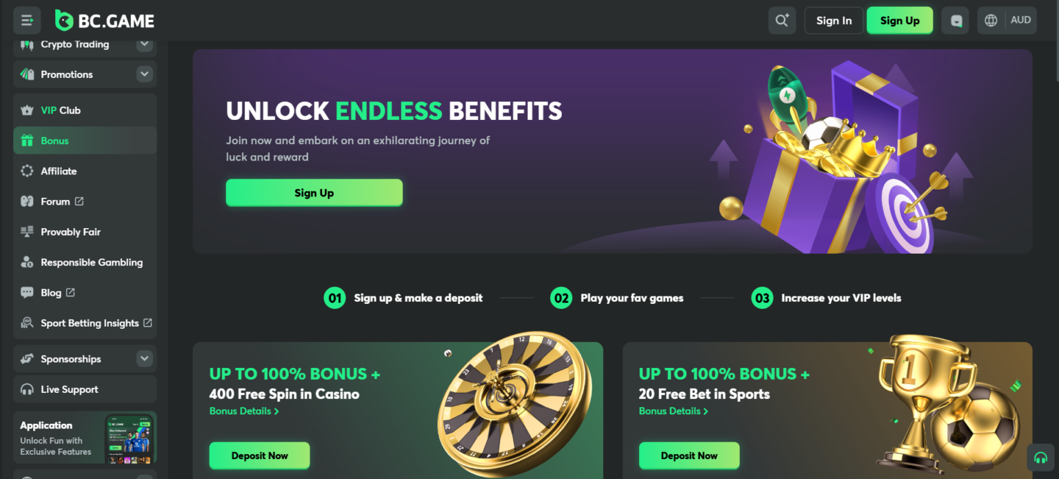 BC.Game NZ Review (2025): Crypto Casino, BC Originals & Lightning 2 BC.Game interface — screenshot used for illustrative/educational review purposes on GlobalBetGuide
